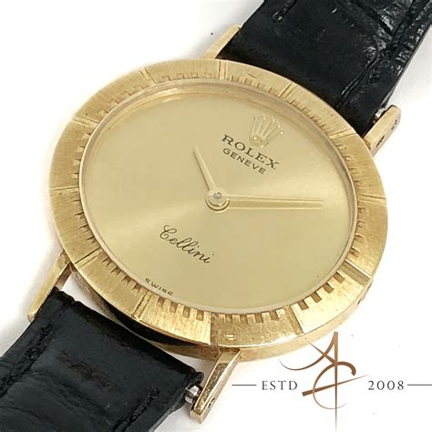 rolex cellini gold ladies|vintage rolex cellini watches.